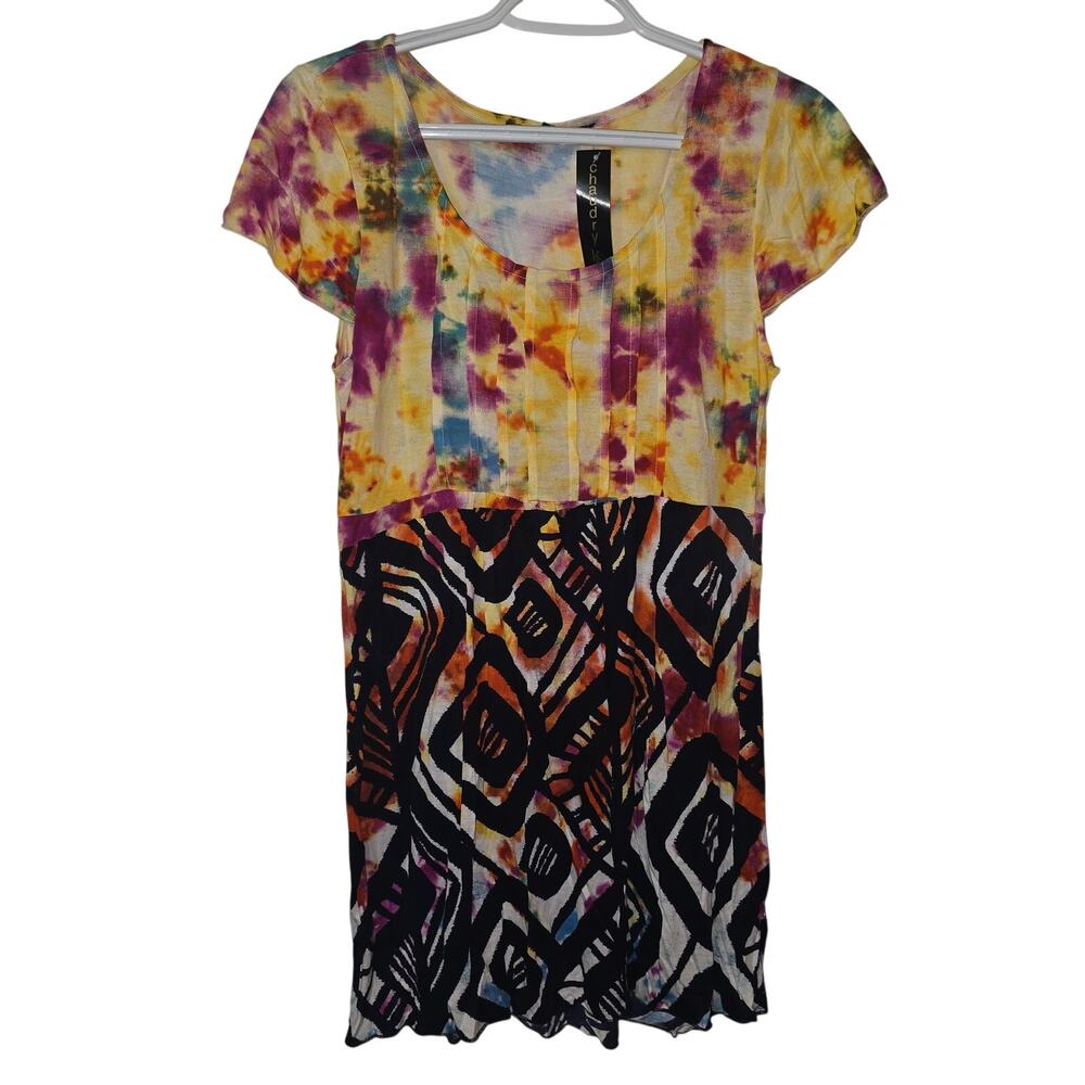 Chaudry KC Bohemian Hippie 70s Blouse Size Small